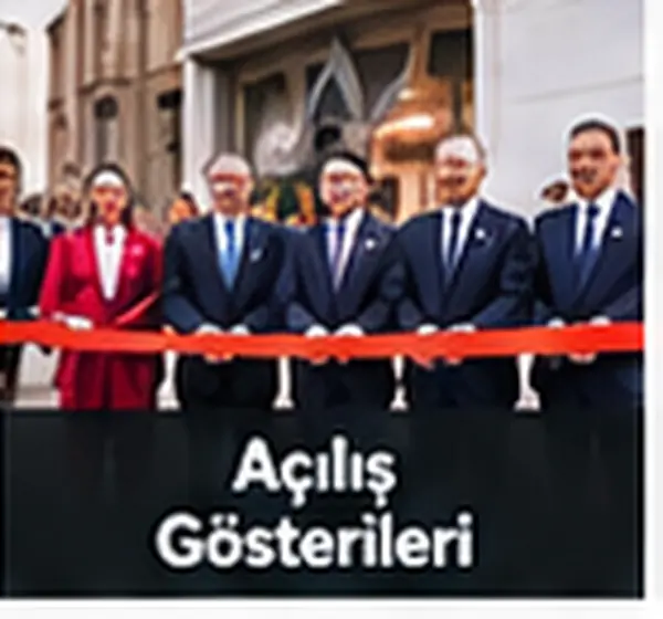 Açılış Gösterileri hizmeti için gösteri ve etkinlik görseli