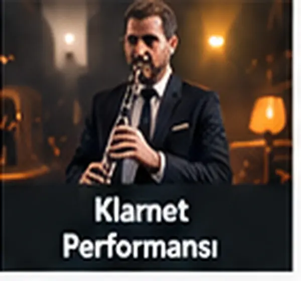 Klarnet Performansı hizmeti için gösteri ve etkinlik görseli