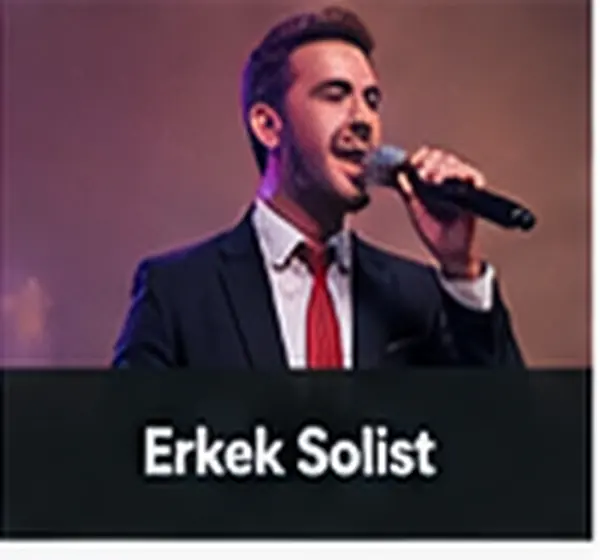 Erkek Solist hizmeti için gösteri ve etkinlik görseli