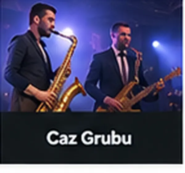 Caz Grubu hizmeti için gösteri ve etkinlik görseli