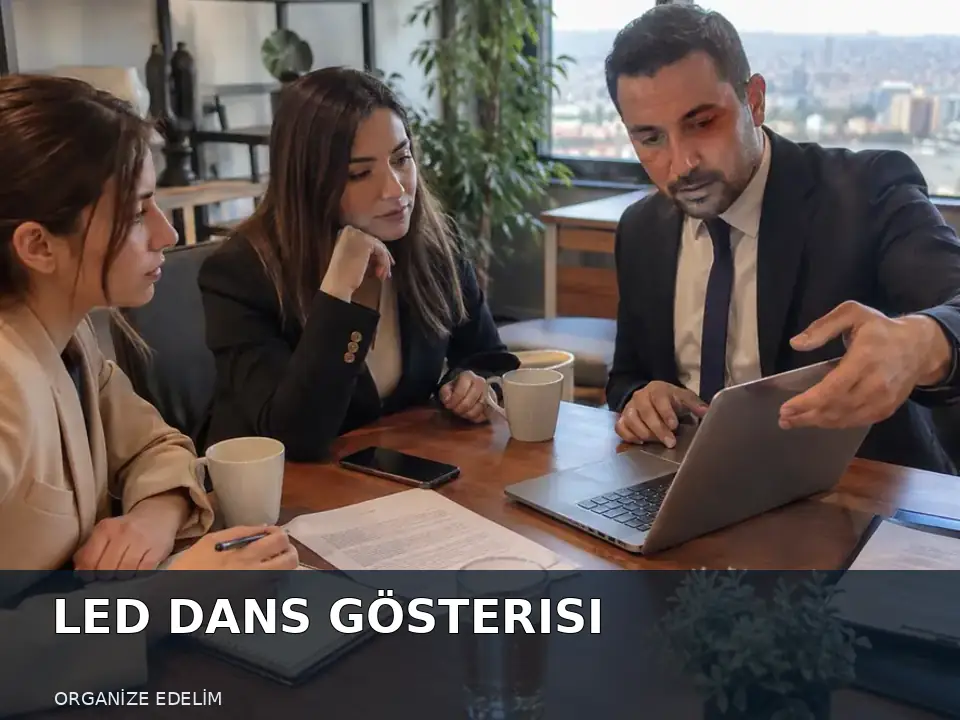 LED Dans Gösterisi atmosfer görseli