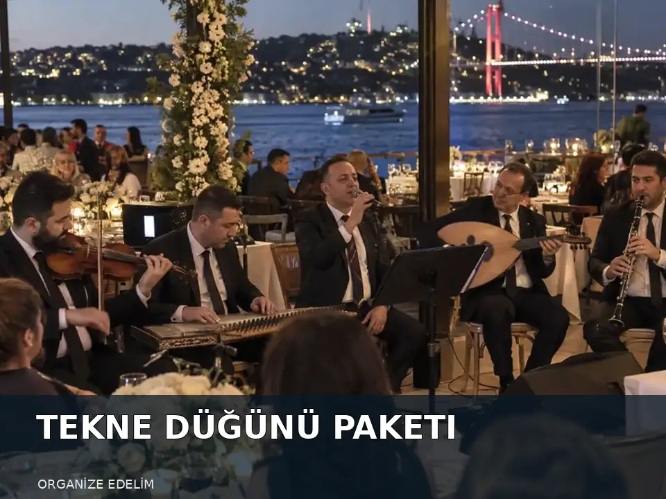 Tekne Düğünü Paketi atmosfer görseli