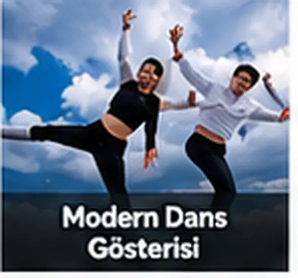 Modern Dans Gösterisi hizmeti için gösteri ve etkinlik görseli