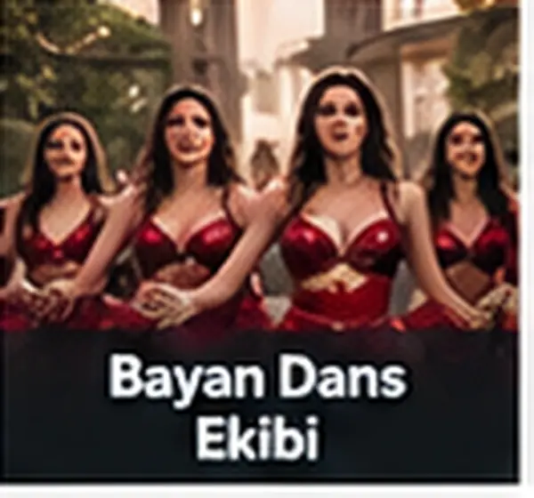 Bayan Dans Ekibi hizmeti için gösteri ve etkinlik görseli