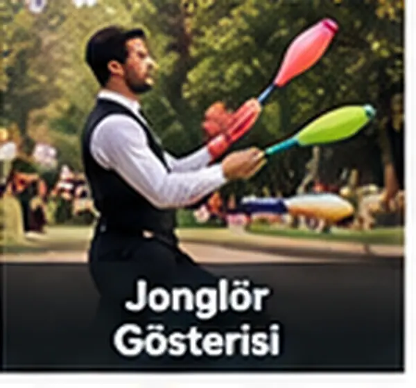 Jonglör Gösterisi hizmeti için gösteri ve etkinlik görseli