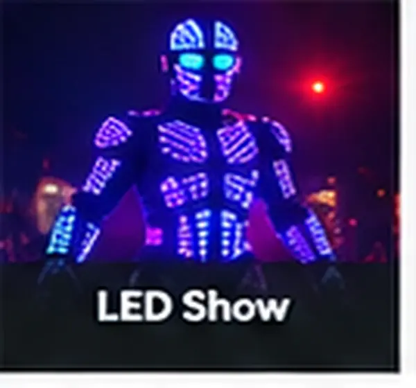 LED Show hizmeti için gösteri ve etkinlik görseli