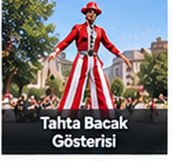 Tahta Bacak Gösterisi hizmeti için gösteri ve etkinlik görseli