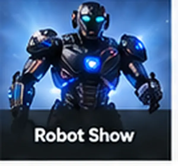 Robot Show hizmeti için gösteri ve etkinlik görseli