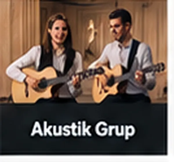 Akustik Grup hizmeti için gösteri ve etkinlik görseli